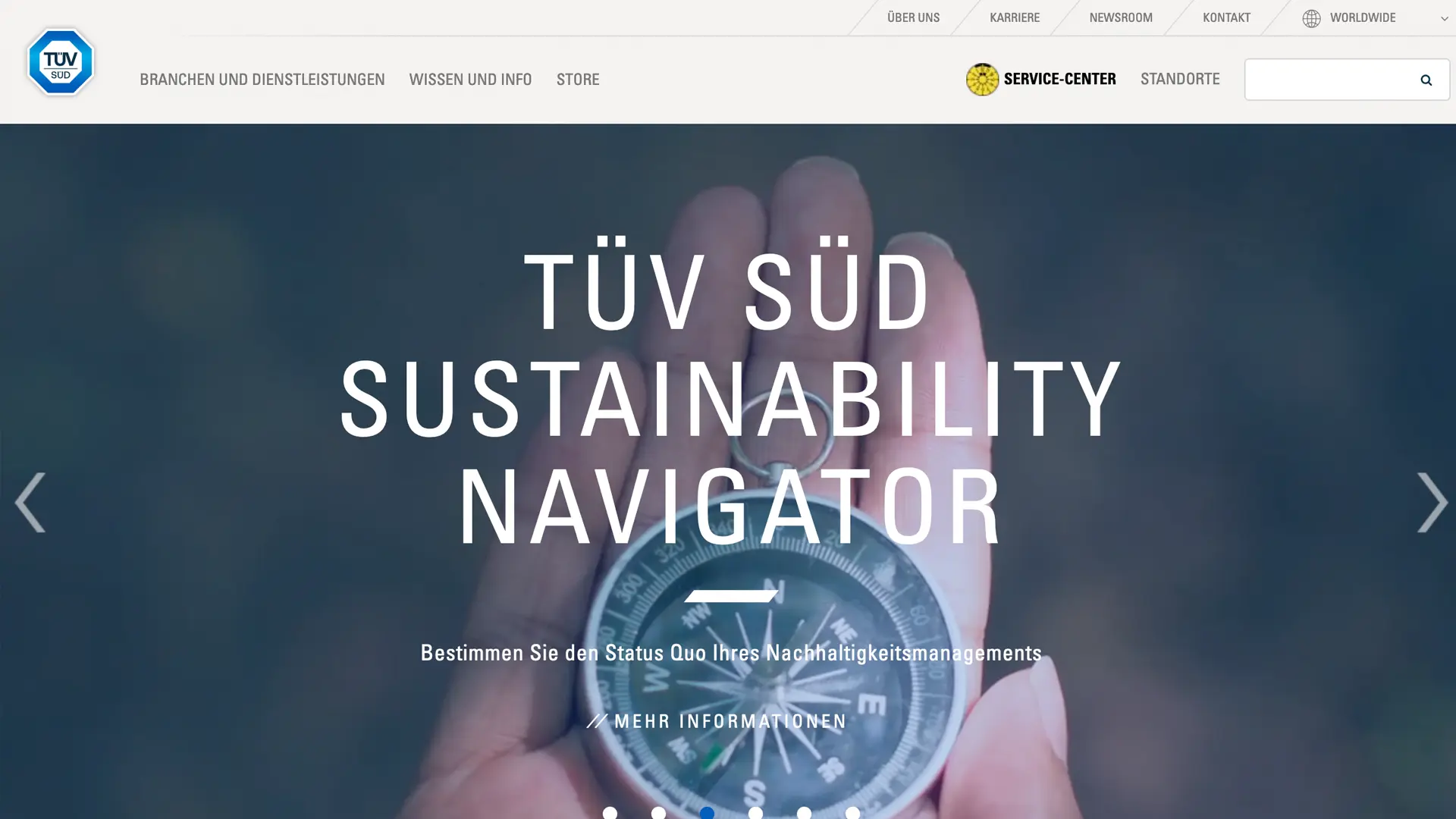 TÜV SÜD – Relaunch von Website und CMS