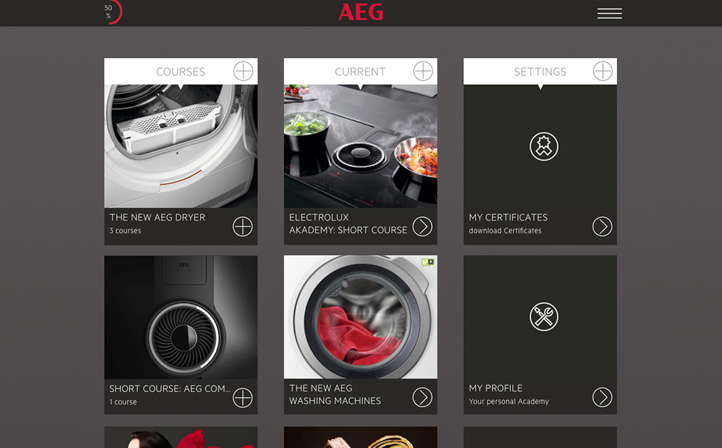 Relaunch der AEG Electrolux Akademie