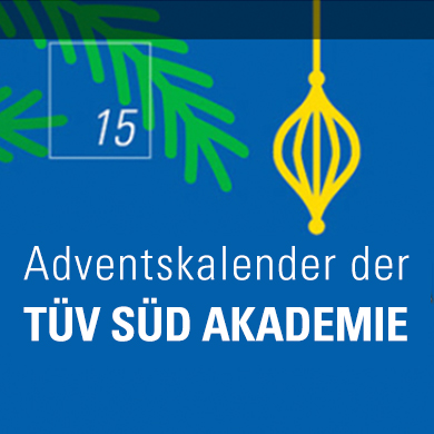 Adventskalender für die TÜV SÜD Akademie