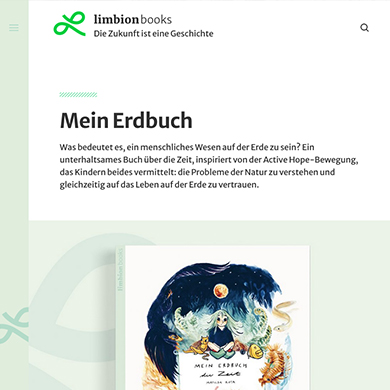 limbionbooks präsentiert die ersten fünf Bücher und ars navigandi entwickelt die Internetseite dafür.