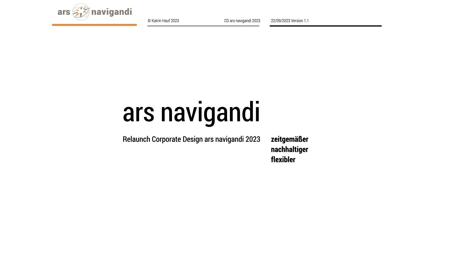 ars navigandi Corporate Design