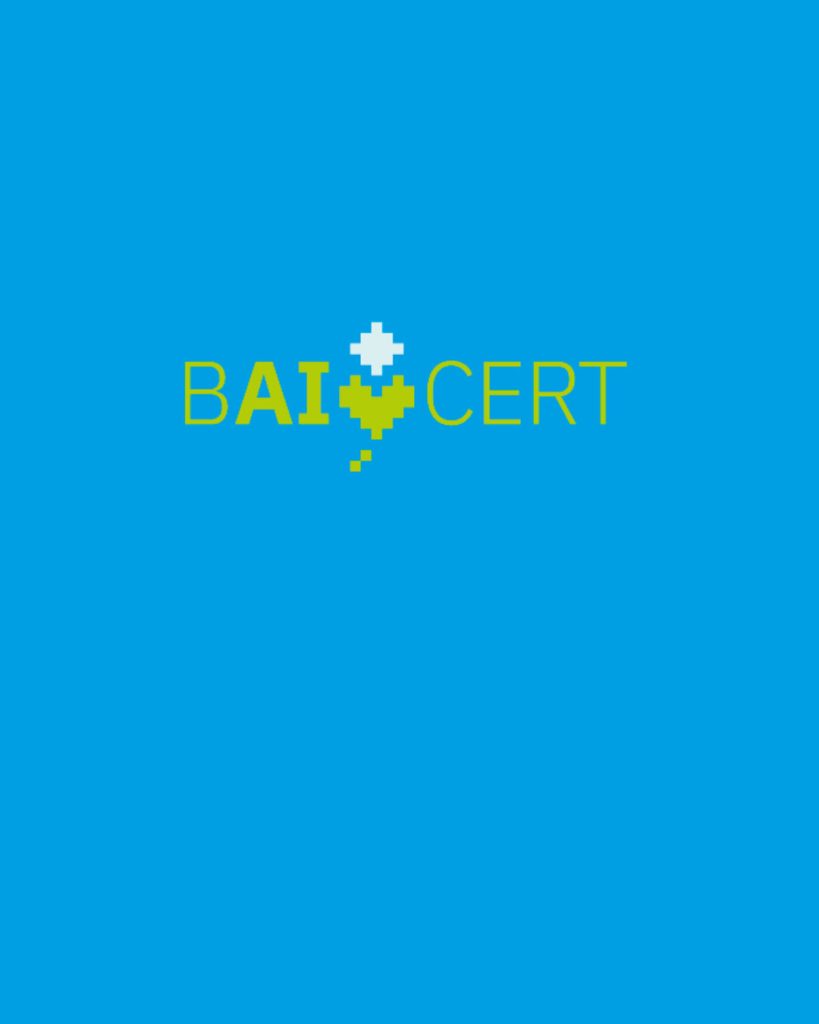 Mit BAICert entsteht eine Marke mit Strahlkraft. Das Corporate Design macht sichtbar, wie KI-Technologien Bürokratie abbauen, Zeit und Ressourcen sparen und gleichzeitig Vertrauen und Nachhaltigkeit vermitteln.