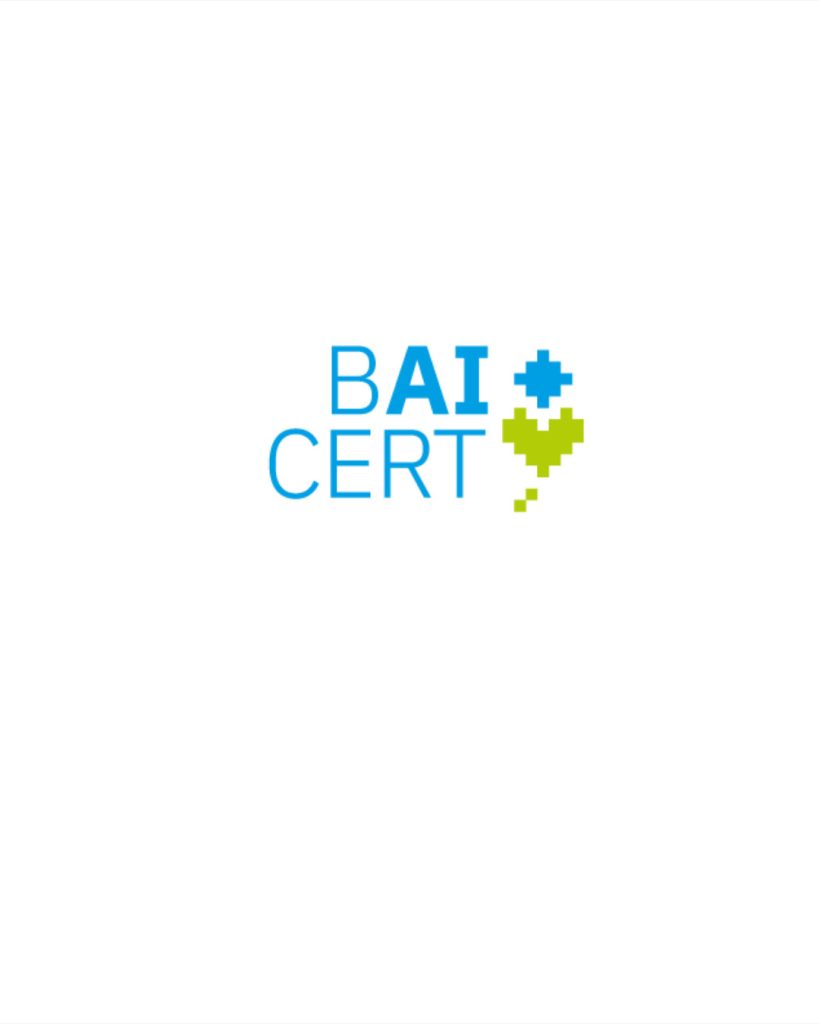 Mit BAICert entsteht eine Marke mit Strahlkraft. Das Corporate Design macht sichtbar, wie KI-Technologien Bürokratie abbauen, Zeit und Ressourcen sparen und gleichzeitig Vertrauen und Nachhaltigkeit vermitteln.