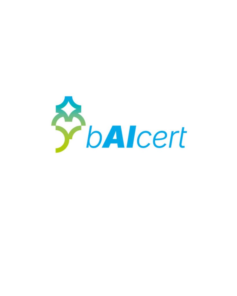 Mit BAICert entsteht eine Marke mit Strahlkraft. Das Corporate Design macht sichtbar, wie KI-Technologien Bürokratie abbauen, Zeit und Ressourcen sparen und gleichzeitig Vertrauen und Nachhaltigkeit vermitteln.