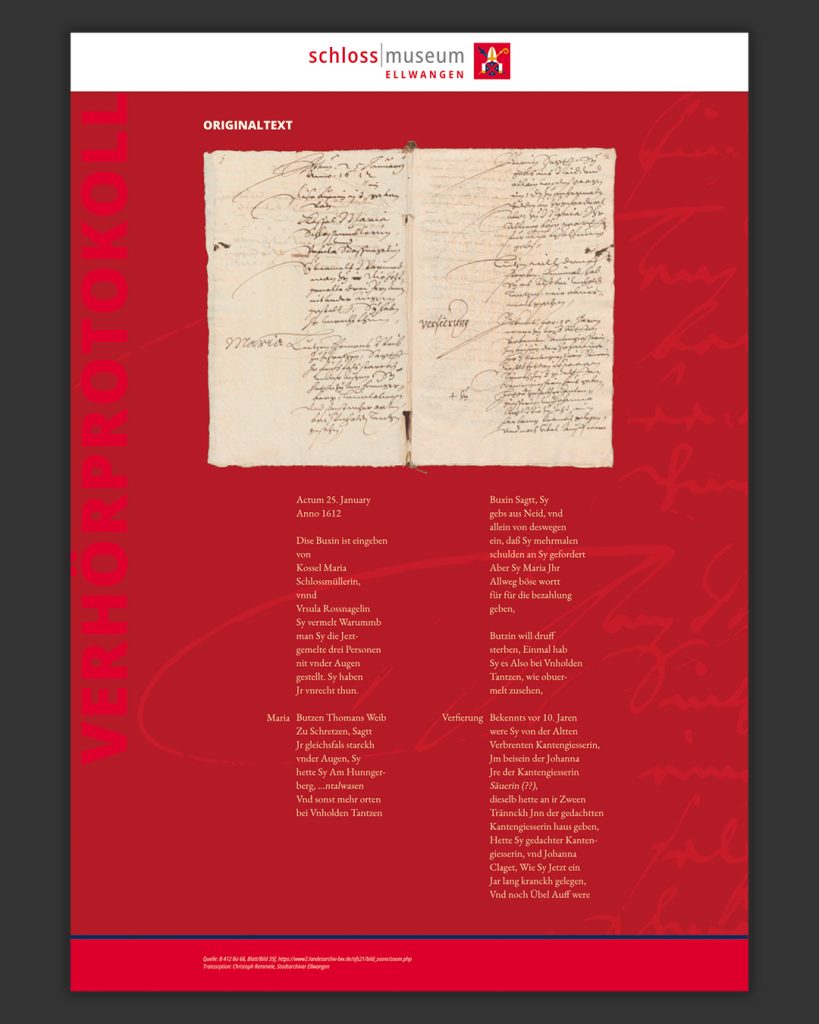 Ausstellung „Hexenwahn in Ellwangen“