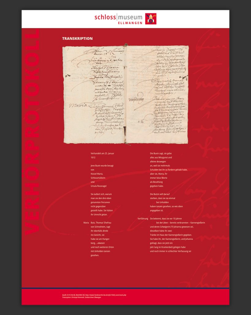 Ausstellung „Hexenwahn in Ellwangen“