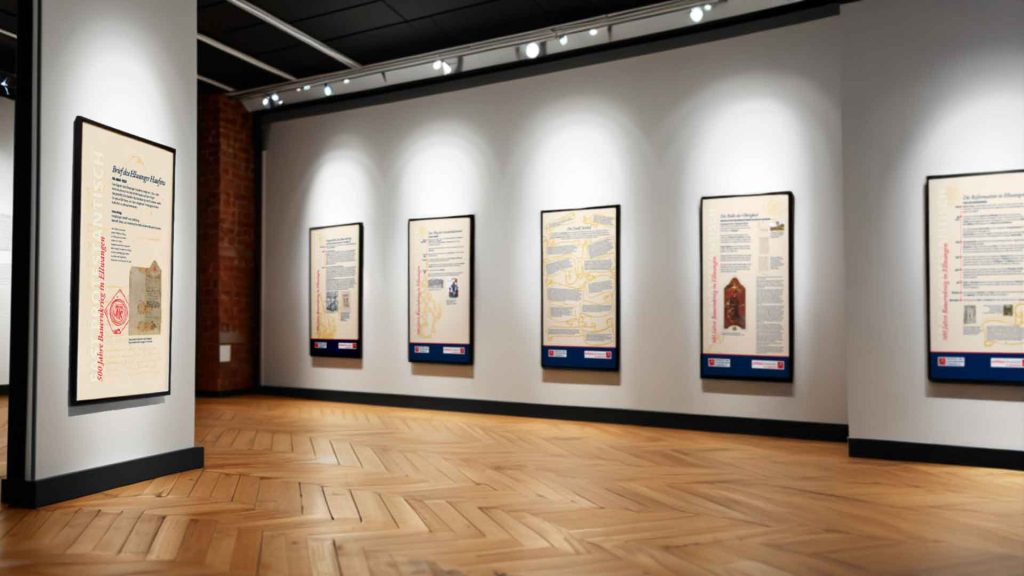 Ausstellungskonzept: Sonderausstellung zum Thema „500 Jahre Bauernkrieg“.