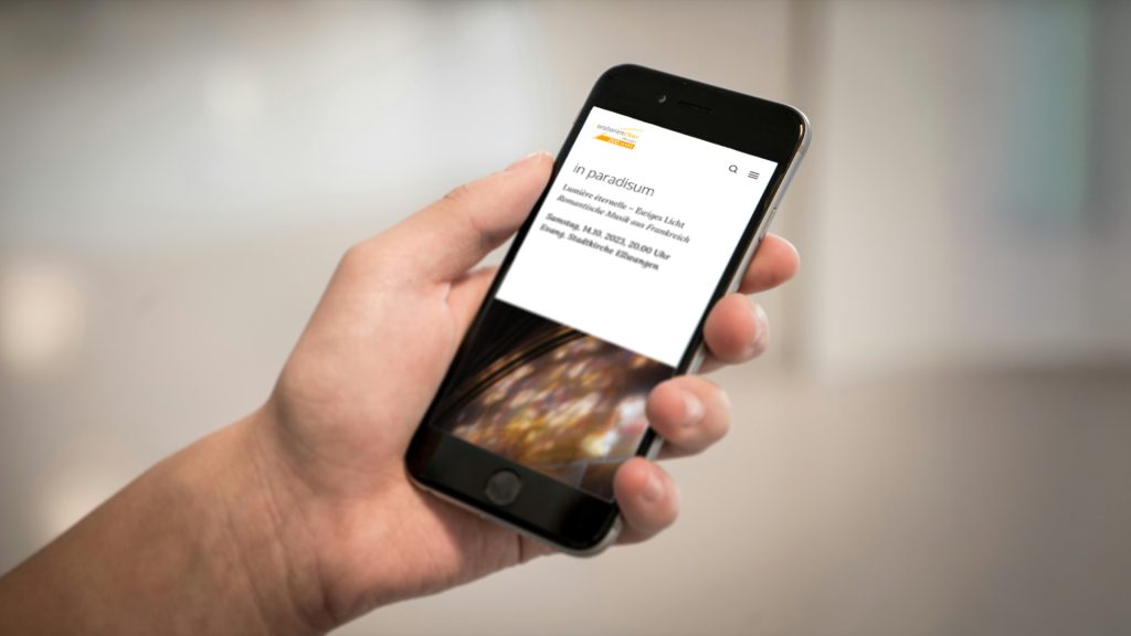 Chortradition trifft auf digitale Interaktion: Website Relaunch für den Oratorienchor Ellwangen 1824 e. V.