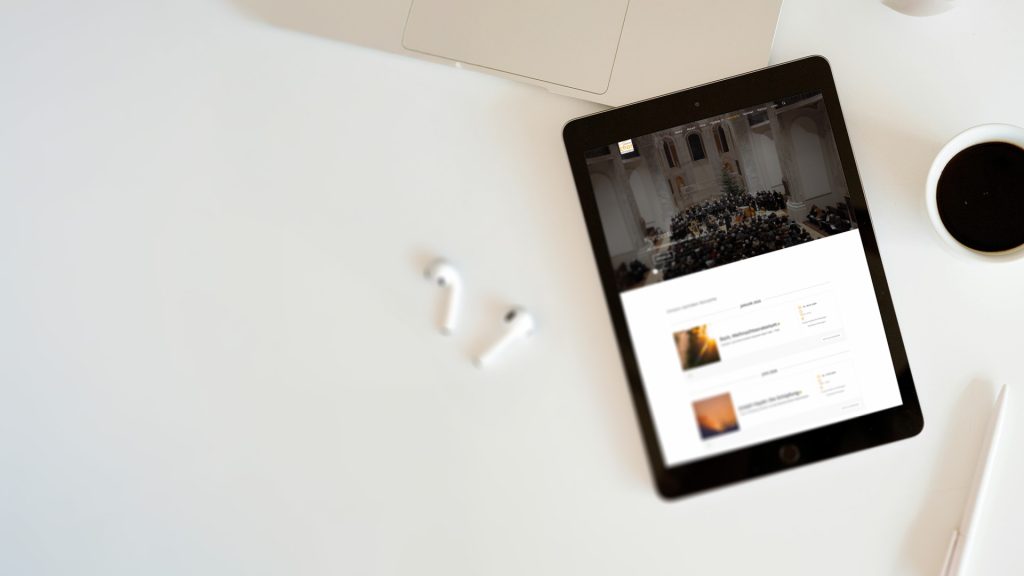 Chortradition trifft auf digitale Interaktion: Website Relaunch für den Oratorienchor Ellwangen 1824 e. V.