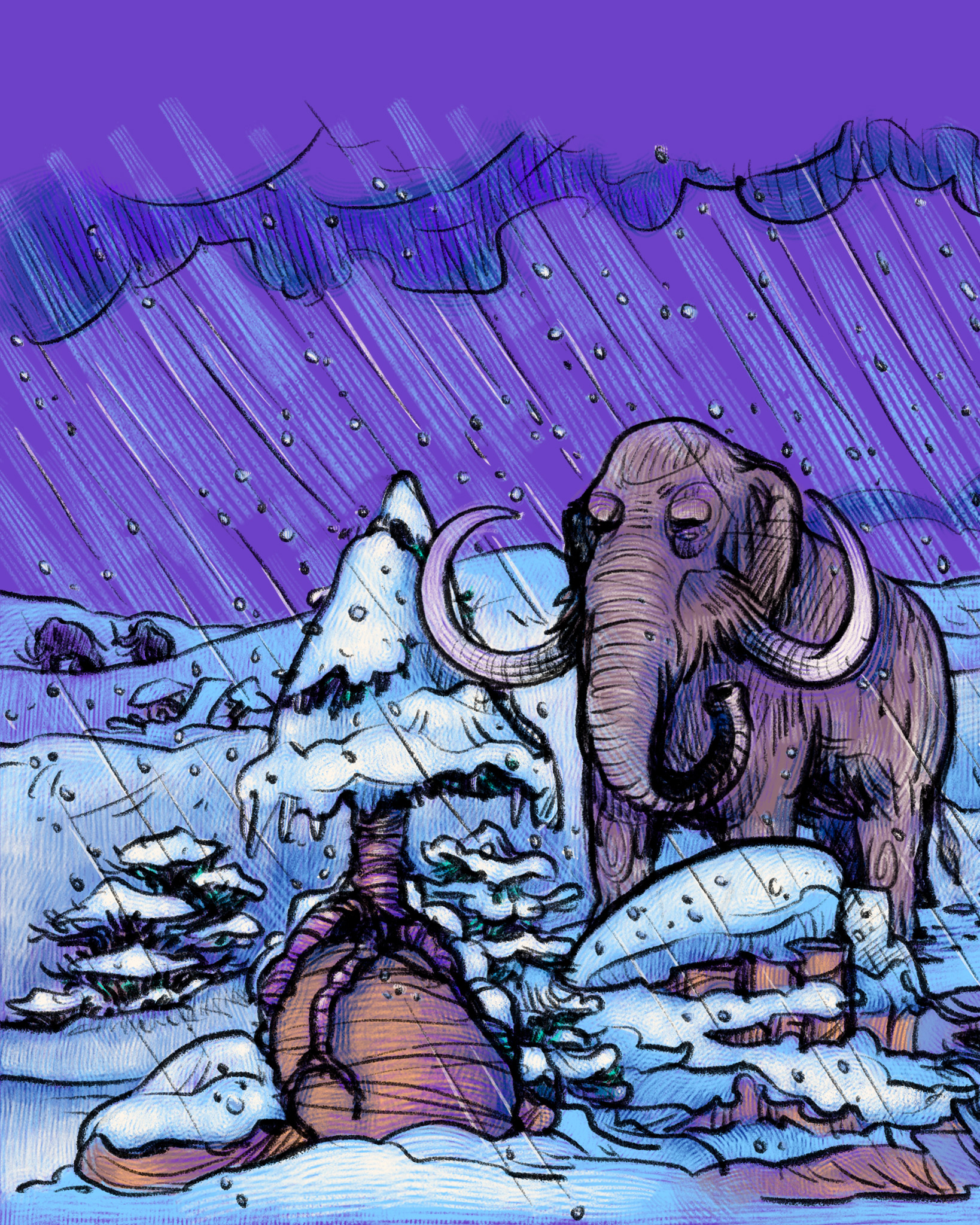 Ausstellung Flussumkehr – von der Skizze zur Illustration