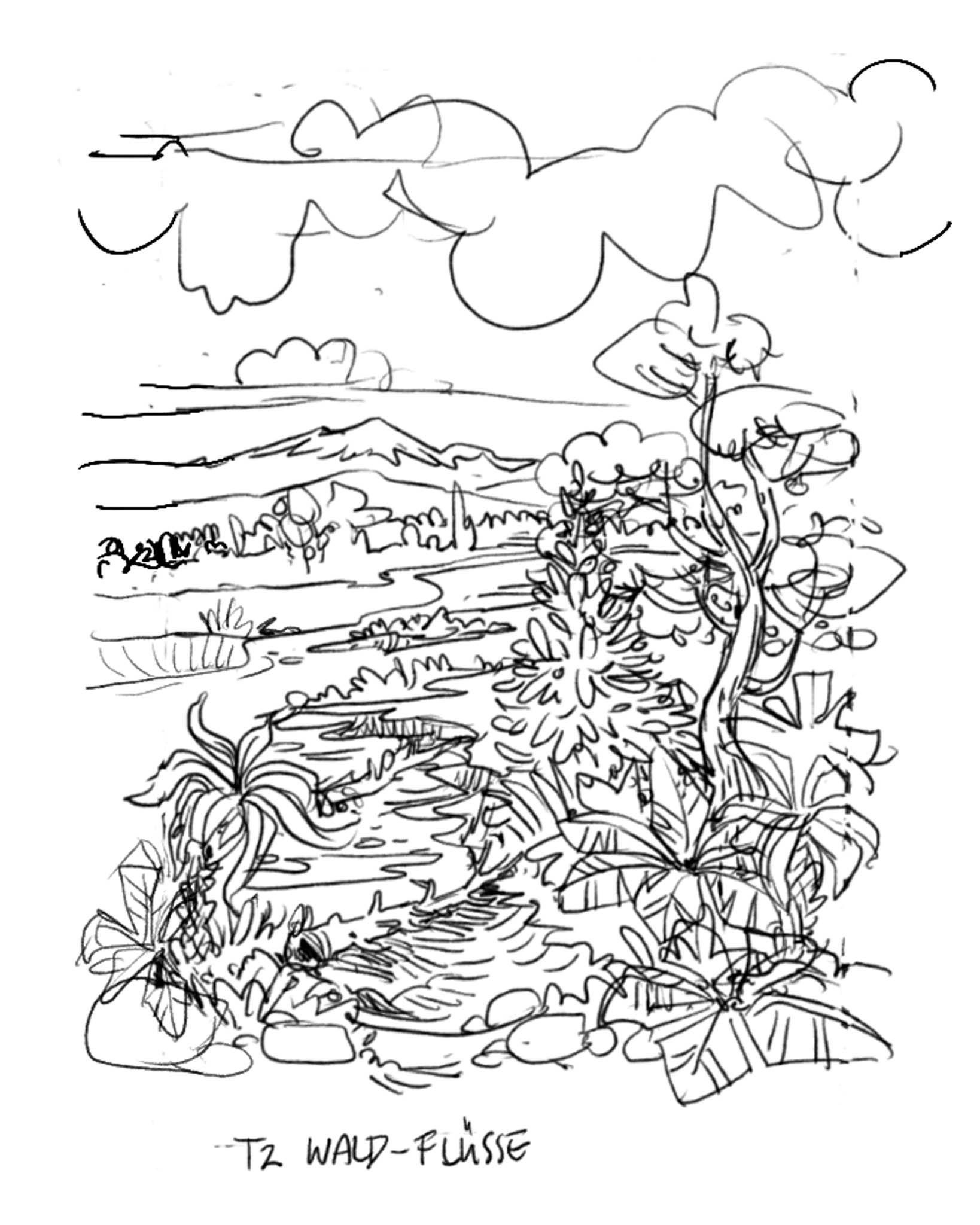 Ausstellung Flussumkehr – von der Skizze zur Illustration