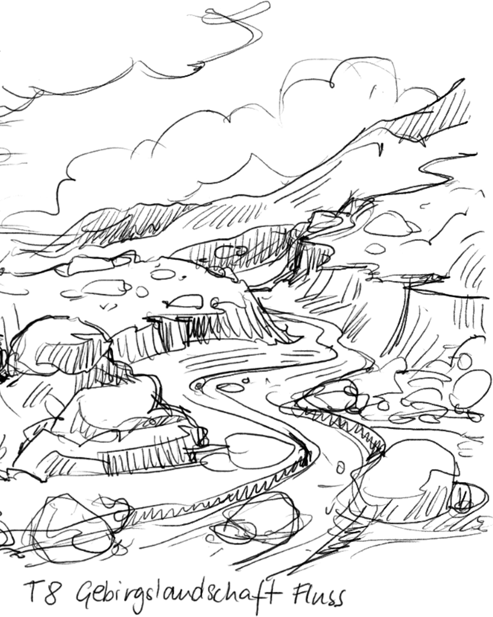 Ausstellung Flussumkehr – von der Skizze zur Illustration