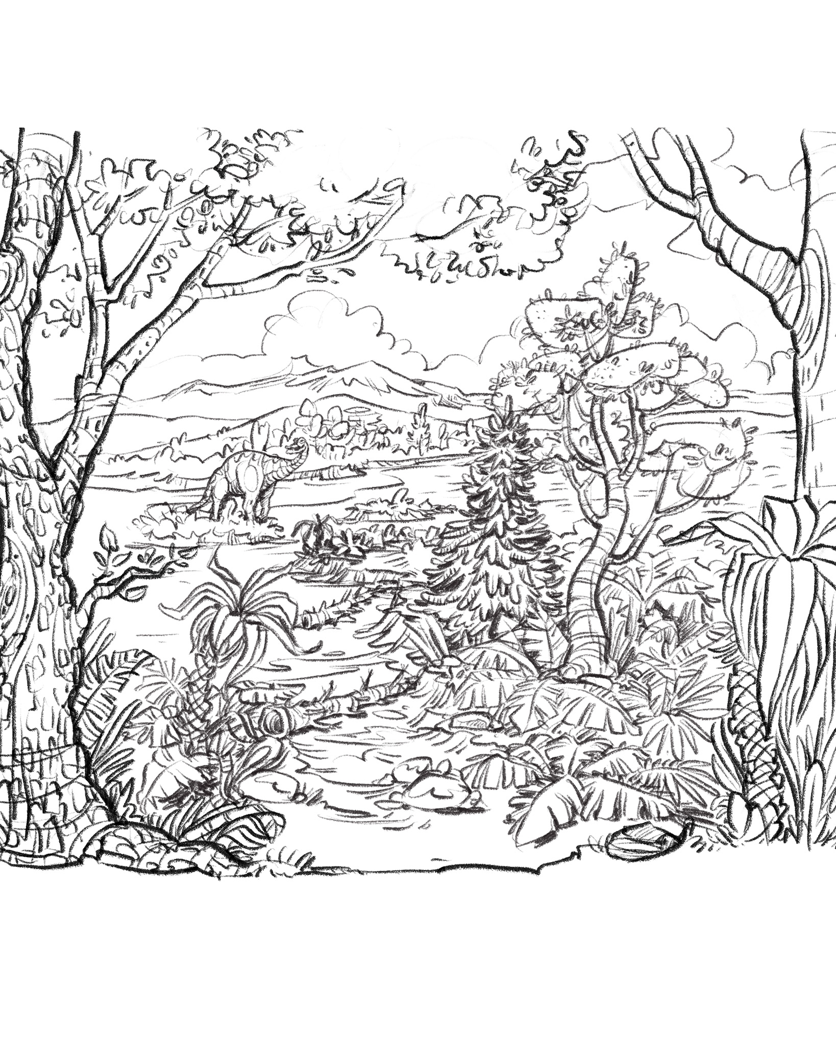 Ausstellung Flussumkehr – von der Skizze zur Illustration