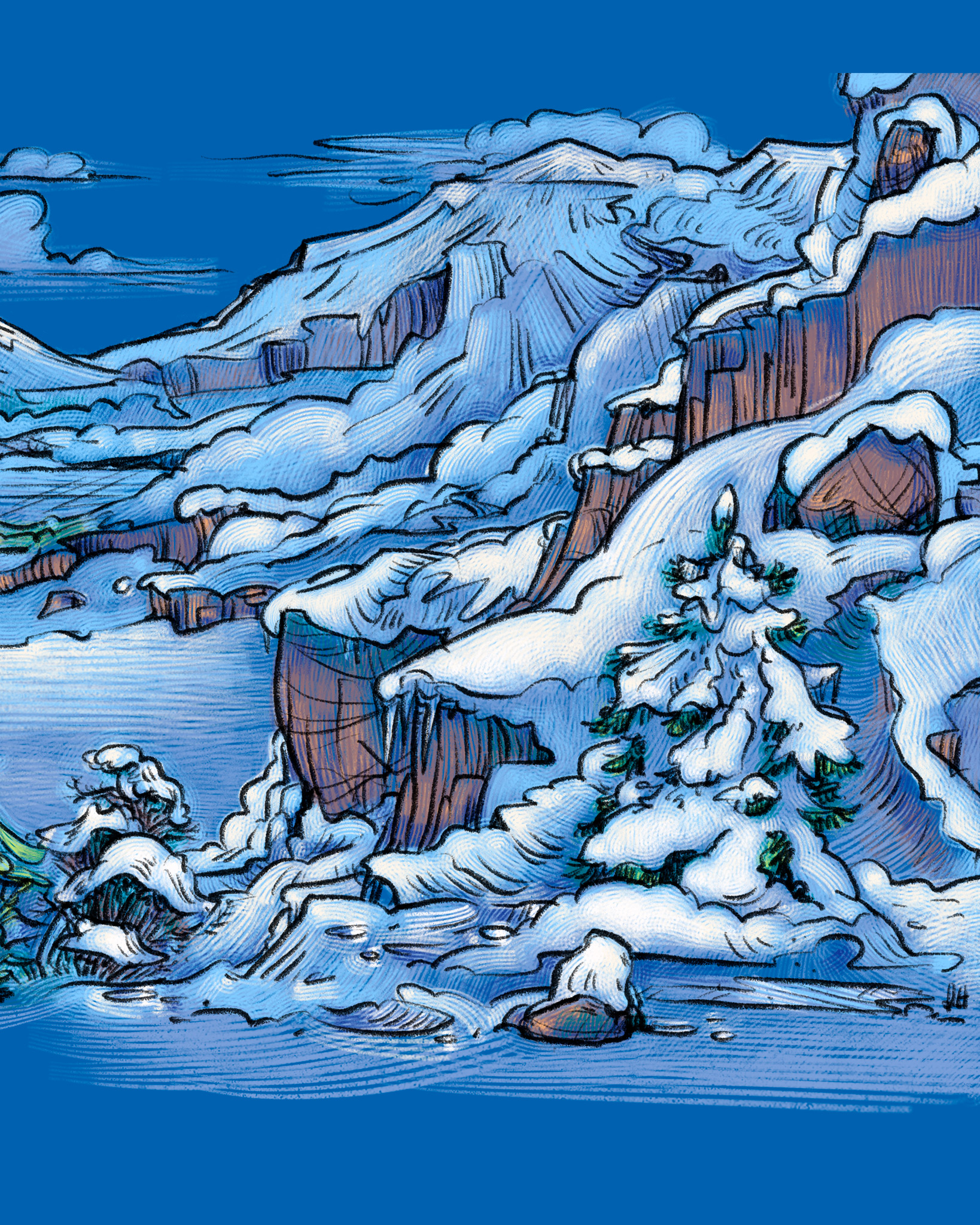 Ausstellung Flussumkehr – von der Skizze zur Illustration