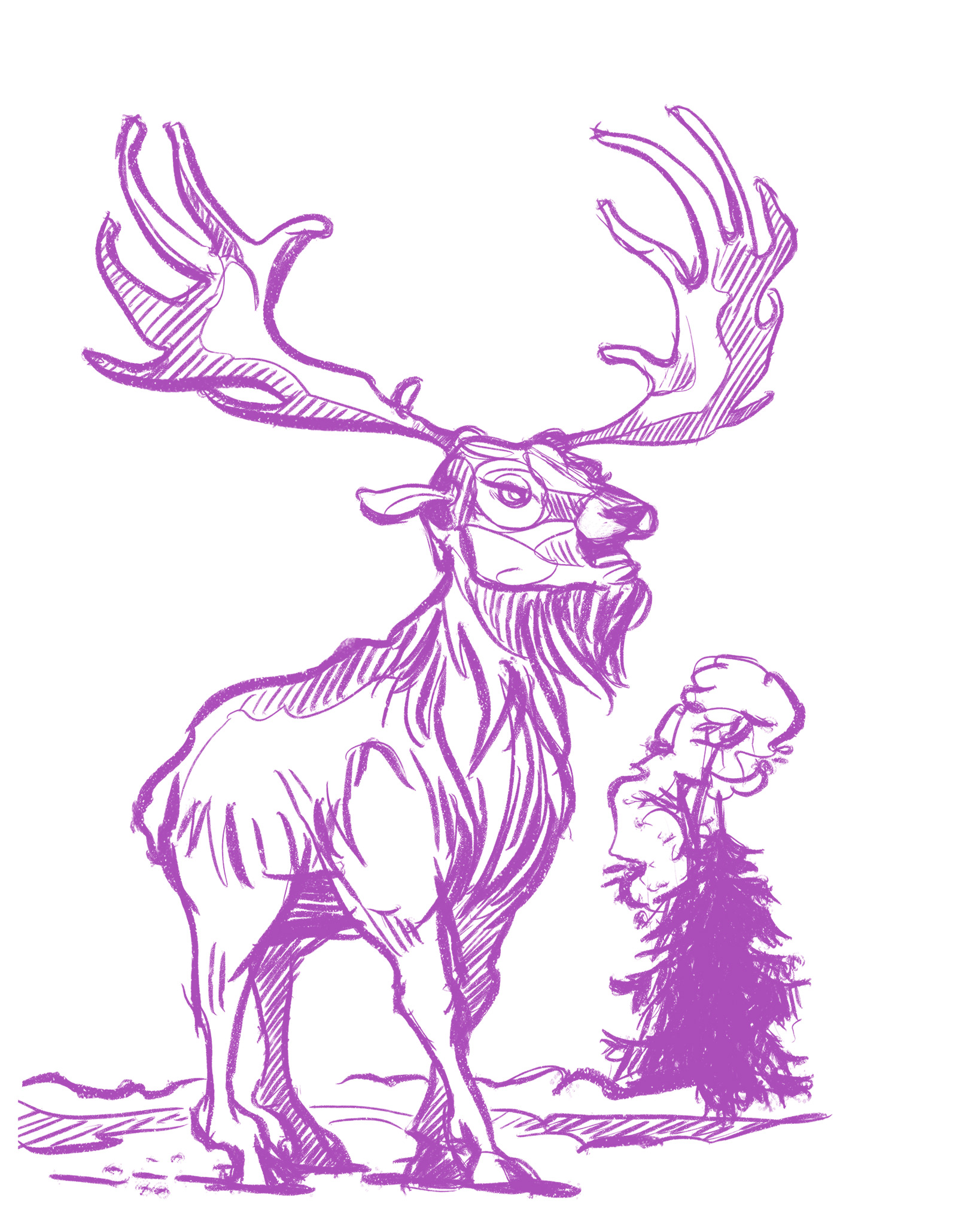 Ausstellung Flussumkehr – von der Skizze zur Illustration