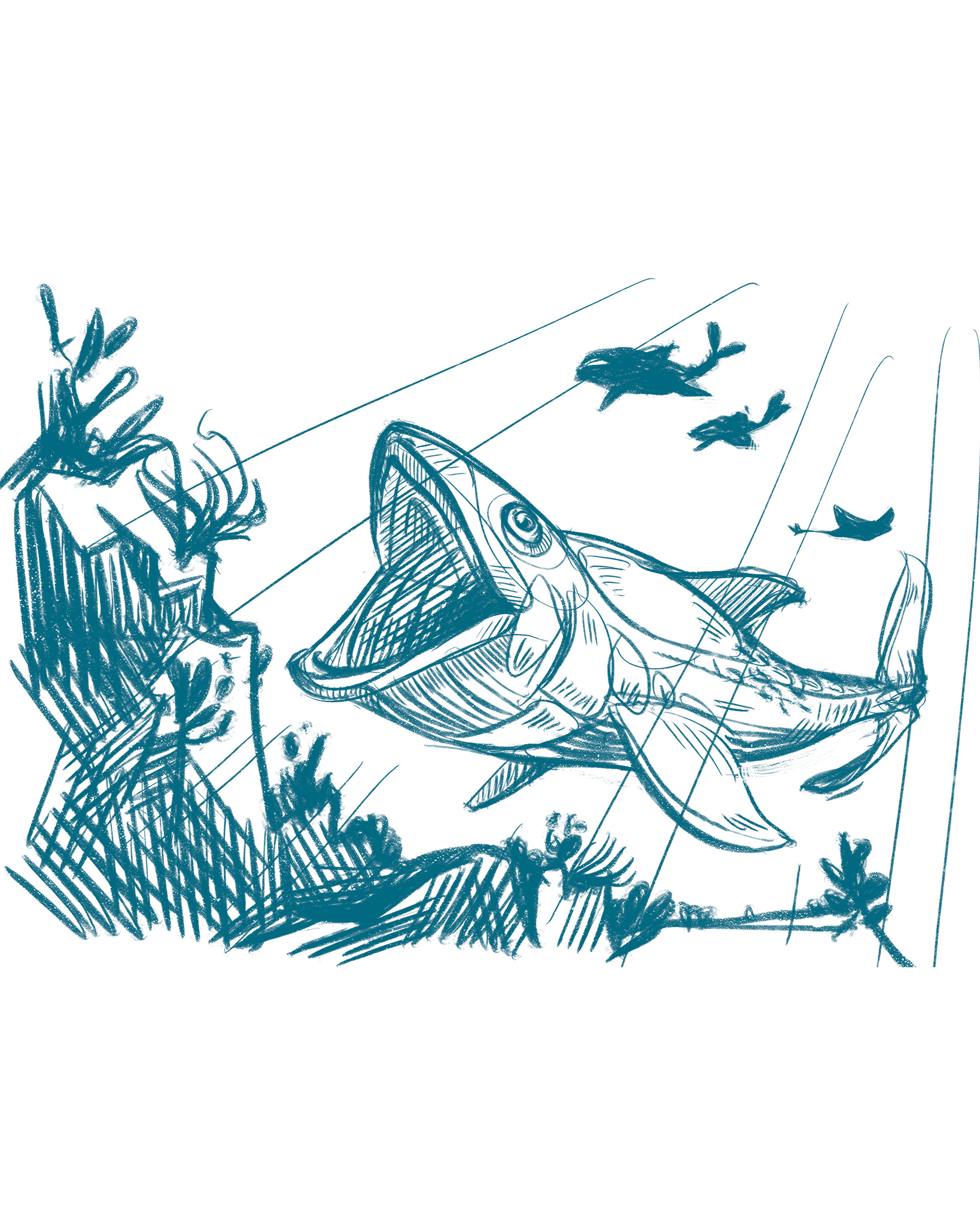 Ausstellung Flussumkehr – von der Skizze zur Illustration