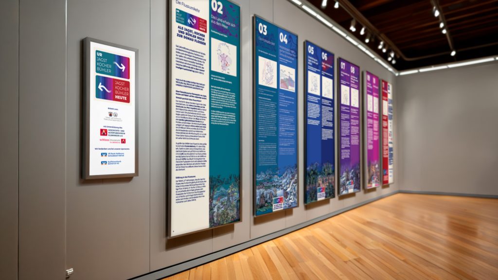 Gestaltungskonzept einer geologischen Ausstellung